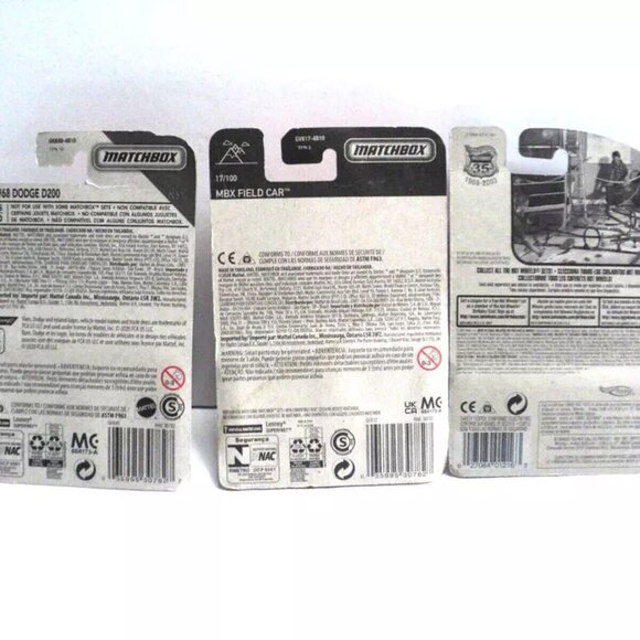 Hot Wheels, Matchbox Lot of 3 Trucks New & Sealed Field Car, 1968 Dodge 69 Chevy - Picture 5 of 5